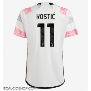 Juventus Filip Kostic #11 Seconda Maglia 2023-24 Manica Corta